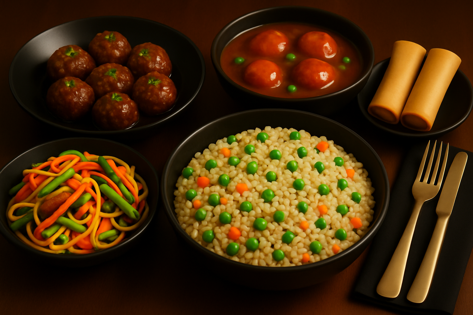 Chinese cuisine at The Aelinor Restaurant